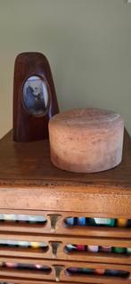 Vintage houten hoedenmal, Antiek en Kunst, Curiosa en Brocante, Ophalen of Verzenden