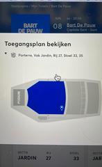 2 Tickets show Bart De Pauw  Capitole Gent 20 juni, Twee personen, Juni