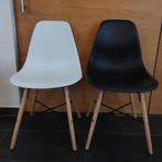 Eetkamerstoelen scandinavische look, Huis en Inrichting, Stoelen, Gebruikt, Wit, Scandinavisch, Vijf, Zes of meer stoelen