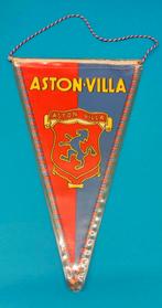 Aston Villa 1980s prachtige vintage voetbal vlag, Diversen, Ophalen of Verzenden, Zo goed als nieuw