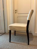 6 eetkamerstoelen, cremekleurig Goossens., Huis en Inrichting, Stoelen, Gebruikt, Overige kleuren, Vijf, Zes of meer stoelen, Ophalen