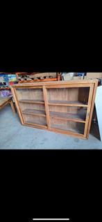 Tafel met dressoir kast met vitrine, Ophalen, Zo goed als nieuw