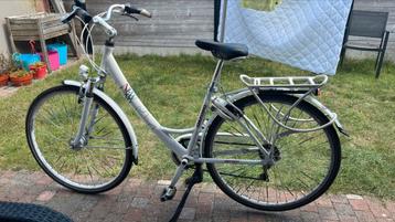 Witte oxford damesfiets. Ideale fiets voor op kot!, Enlèvement, Utilisé, Autres marques, Vitesses