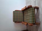 2 eiken zetels met kussens, Huis en Inrichting, Stoelen, Ophalen, Zo goed als nieuw