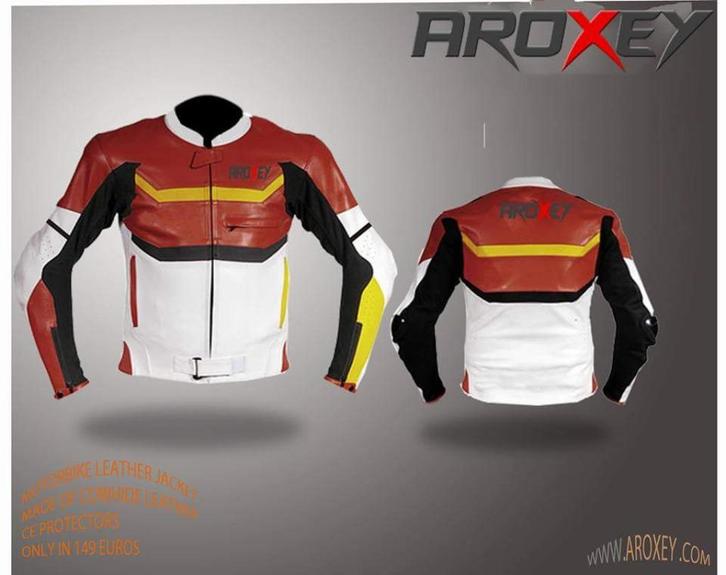 CE-goedgekeurde afneembare leren motorjas nieuwe maat M, Motoren, Kleding | Motorkleding, Jas | leer, Nieuw met kaartje, Verzenden