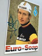 Wielerkaart team euro soap michel pollentier signe, Verzenden