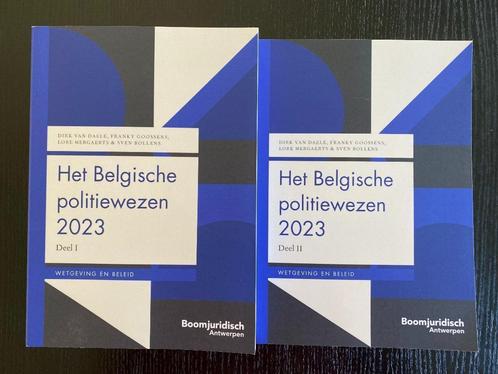 Het Belgisch politiewezen 2023 2 delen, Livres, Livres d'étude & Cours, Comme neuf, Enseignement supérieur, Enlèvement ou Envoi