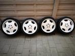 mercedes AMG 18inch breedset monoblock w124 R129 w210, Auto-onderdelen, Ophalen of Verzenden, Gebruikt, Band(en)