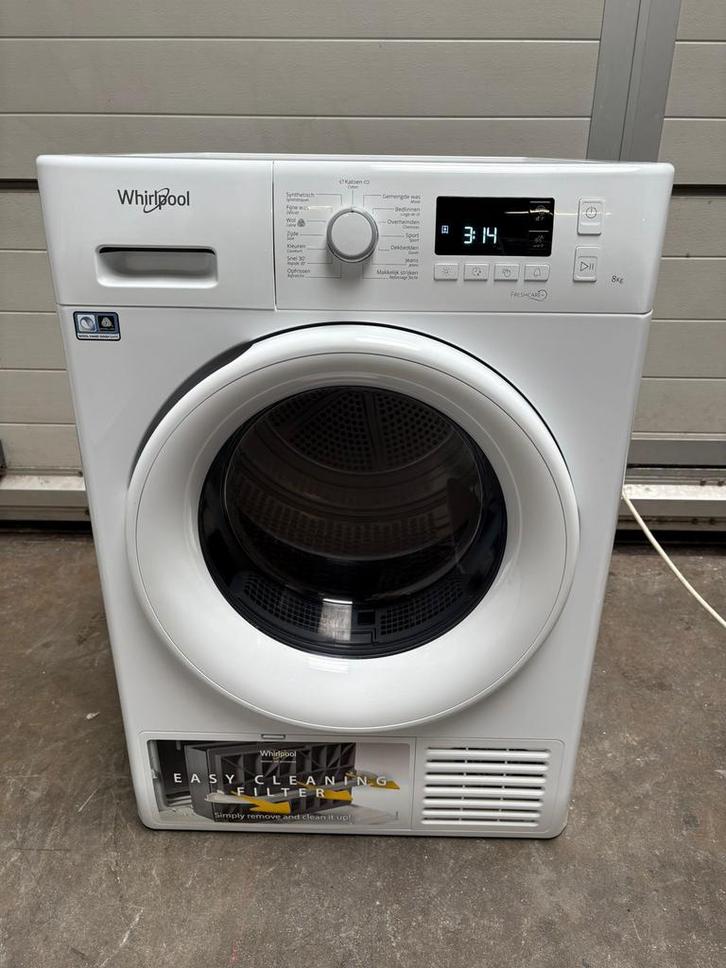 Droogkast Whirlpool A+++ 8 Kg met GARANTIE, Elektronische apparatuur, Droogkasten, Zo goed als nieuw, Ophalen of Verzenden
