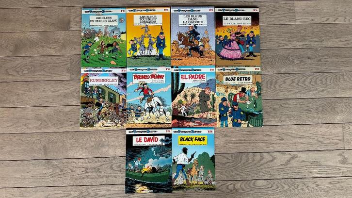 LES TUNIQUES BLEUES – 11 à 20 - excellent état, Boeken, Stripverhalen, Zo goed als nieuw, Ophalen of Verzenden