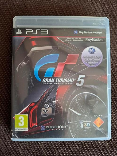 PS3 Gran Turismo 5 (compleet), Games en Spelcomputers, Games | Sony PlayStation 3, Zo goed als nieuw, Ophalen of Verzenden