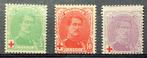 1914. ALBERT I. RODE KRUIS. (129/31)**MNH., Postzegels en Munten, Postzegels | Europa | België, Orginele gom, Ophalen of Verzenden