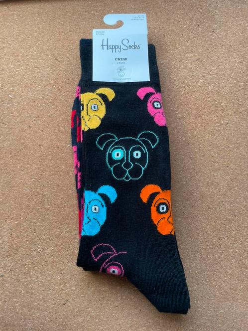 Happy Socks 2 paar maat 41/46 honden en duimpjes, Kleding | Heren, Sokken en Kousen, Nieuw, Overige maten, Zwart, Ophalen