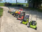 6 grasmaaiers en 1 freesmachine in 1 lot weg, Tuin en Terras, Ophalen, Opvangbak
