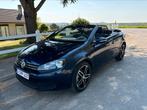 Vw Golf 6 Cabriolet 1.6 TDI « Prête à immatriculer, Autos, Euro 5, Cabriolet, Noir, Diesel