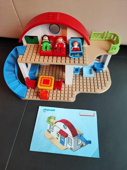 Playmobil 1.2.3 - Woonhuis 6784, Kinderen en Baby's, Speelgoed | Playmobil, Gebruikt, Complete set, Ophalen