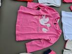 roze longsleeve, t-shirt United Colors of Benetton 74, Kinderen en Baby's, Babykleding | Maat 74, Ophalen of Verzenden, Zo goed als nieuw