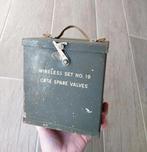 wireless set 19 spare valves case British WWII 1944, Collections, Enlèvement ou Envoi