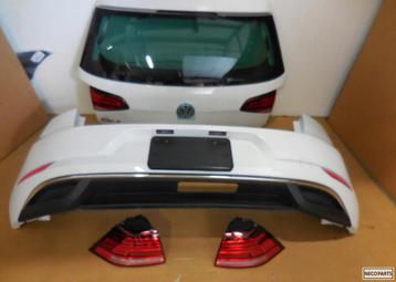 VW GOLF 7 FACELIFT ACHTERKLEP ACHTER BUMPER LAMPEN LC9A beschikbaar voor biedingen