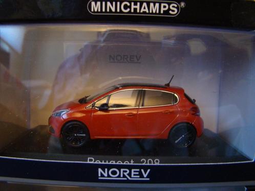 1/43 Norev Peugeot 208, Hobby & Loisirs créatifs, Voitures miniatures | 1:43, Comme neuf, Voiture, Norev, Enlèvement ou Envoi