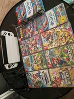 Nintendo oled + 10 spelletjes, Games en Spelcomputers, Spelcomputers | Nintendo Switch, Ophalen, Zo goed als nieuw