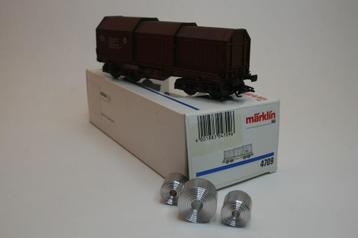 Märklin 4709 H0 Schuifwandwagen met staalrollen van de NMBS