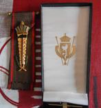 belle médaille émaillée civil belge lauréat du travail, Ophalen of Verzenden, Overige materialen