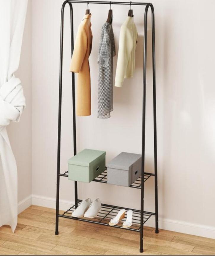 Metalen kledingrek kapstok vestiare garderobe porte-manteaux, Huis en Inrichting, Woonaccessoires | Kapstokken, Metaal, Ophalen