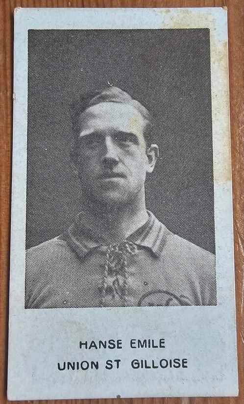 Joueurs de Football belge 1919-1920 nr 49 Emile Hanse Union!, Hobby en Vrije tijd, Stickers en Plaatjes, Zo goed als nieuw, Plaatje