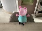 Personnage en peluche papa cochon Peppa Pig (34 cm), Comme neuf, Autres types, Envoi