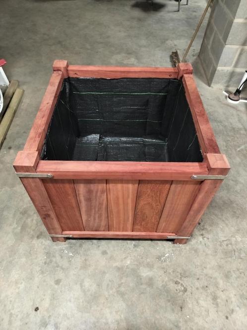 bloembak  voor  tropische planten, Tuin en Terras, Bloembakken en Plantenbakken, Nieuw, Hout, Tuin, 60 cm of meer, 60 tot 100 cm