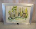 Mooi Oud Aquarel 'Porto Splendide' - Faplinke, Antiek en Kunst, Ophalen of Verzenden