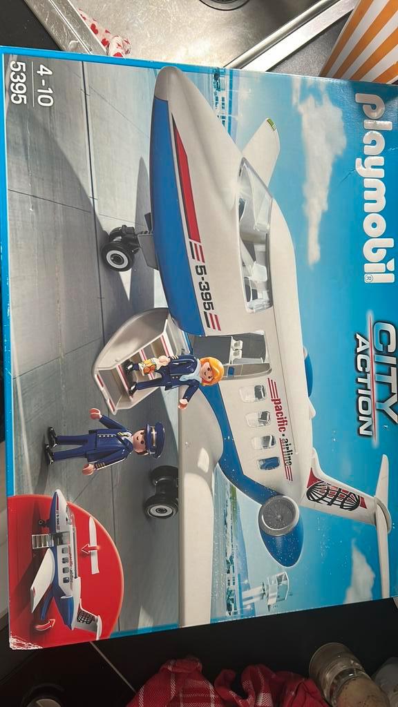 playmobiel vliegtuig 5395, Kinderen en Baby's, Speelgoed | Playmobil, Zo goed als nieuw, Ophalen