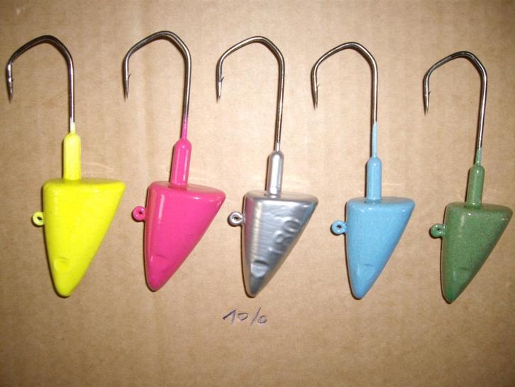 140, 160, 180, 200, 250gr viskop-loodkoppen 8/0, 10/0, 11/0., Watersport en Boten, Hengelsport | Zeevissen, Nieuw, Dobber of Lood