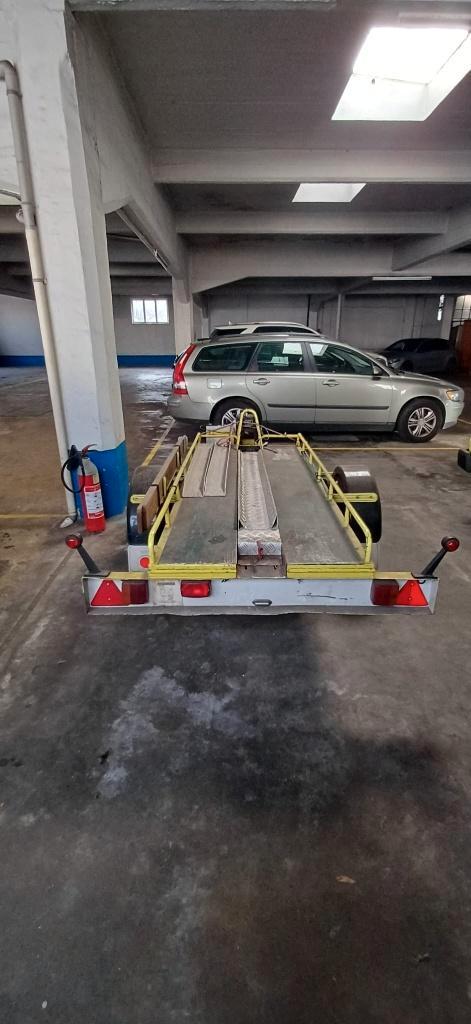 Aanhangwagen voor motors of elektrische rolstoel, Autos : Divers, Remorques, Utilisé, Enlèvement