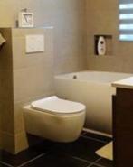 WC suspendu avec réservoir intégré, Bricolage & Construction, Sanitaire, Enlèvement, Utilisé