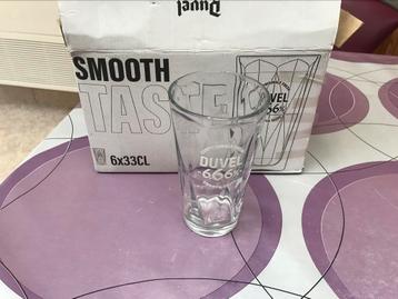 6 Duvel 6,66% glazen 33cl beschikbaar voor biedingen