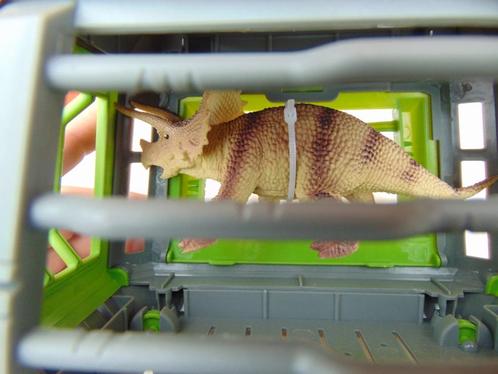 speelgoed Triceratops in kooi, Dinosaurus kooi, Kinderen en Baby's, Speelgoed | Actiefiguren, Ophalen of Verzenden