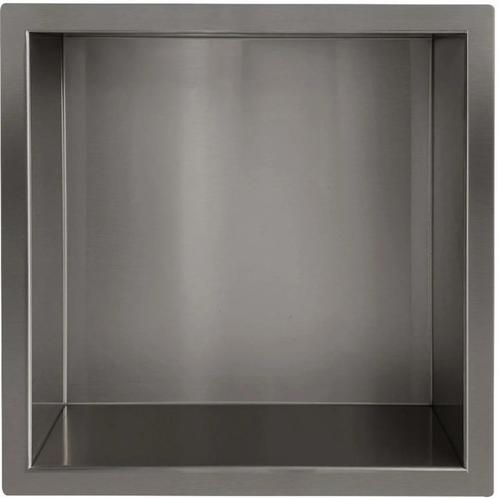 Wiesbaden Dernis Inbouwnis – 30x30x7cm – Gunmetal, Huis en Inrichting, Badkamer | Complete badkamers, Nieuw, Verzenden