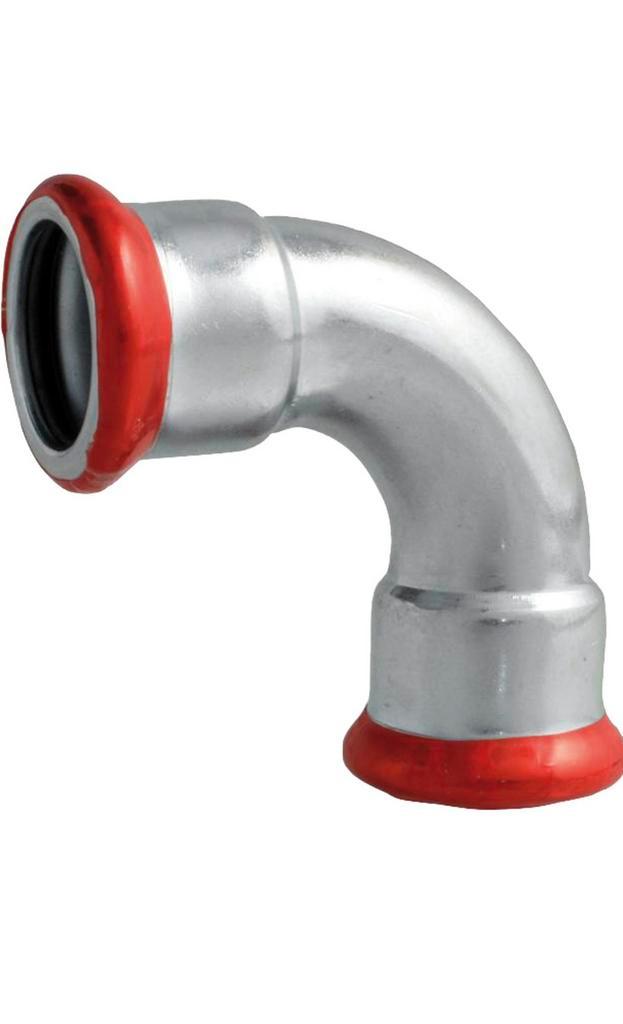 Pers fitting M-profiel diameter 76,1 mm, Doe-het-zelf en Bouw, Buizen en Afvoer, Zo goed als nieuw, Ophalen