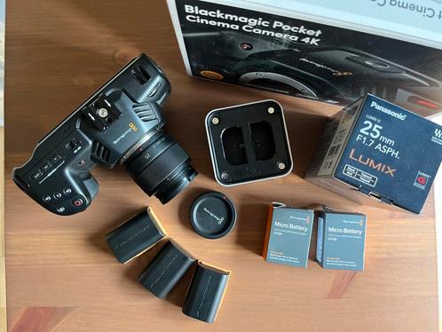 Blackmagic Pocket Cinema Camera 4K (BMPCC4K), Audio, Tv en Foto, Videocamera's Digitaal, Zo goed als nieuw, Camera, Geheugenkaart