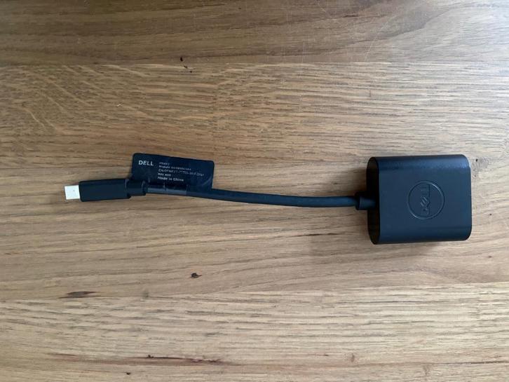 Dell Mini DisplayPort naar VGA poort, Computers en Software, Pc- en Netwerkkabels, Zo goed als nieuw, Ophalen of Verzenden