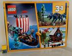 Lego 31132 Vikingschip & Midgaardslang, Ophalen of Verzenden, Nieuw, Complete set, Lego