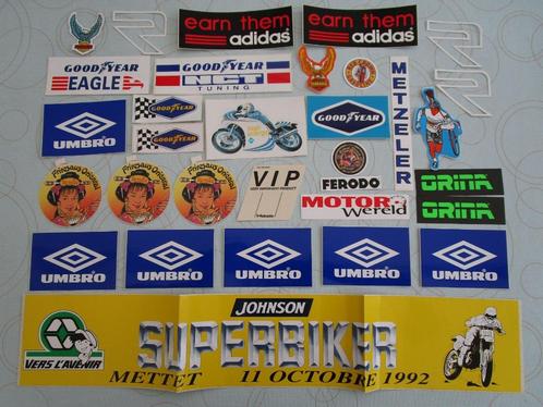 Vintage stickers, reclame, merken, Hobby en Vrije tijd, Stickers en Plaatjes, Zo goed als nieuw, Meerdere stickers, Verzenden