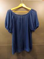 MiuMiu blauw zijden topje - maat 36, Vêtements | Femmes, Tops, Manches courtes, Taille 36 (S), Bleu, Enlèvement