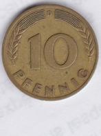 Duitsland 10 Pfennig 1949 D, Ophalen of Verzenden, Duitsland, Losse munt
