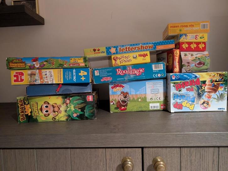 Gezelschapsspel (samen / apart) - Haba, studio 100, Goliath, Hobby en Vrije tijd, Gezelschapsspellen | Bordspellen, Zo goed als nieuw