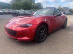 Mazda MX-5 AIRCO+GPS+PARKEERSENSOREN+LEDER+1J GARANTIE+TEL, Achat, Rouge, Cabriolet, Boîte manuelle