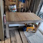 Massieve eiken tafel, Huis en Inrichting, Ophalen, Zo goed als nieuw