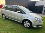 Opel Zafira 1.9 cdti 7plaatsen airco trekhaak, Auto's, Voorwielaandrijving, Zwart, 4 cilinders, Navigatiesysteem